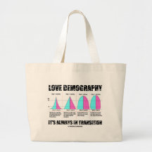 Love Demography It's Always In Transition Tote Bag