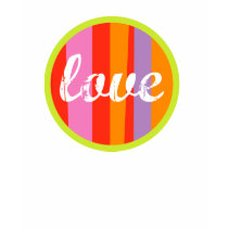 Love Design on black t-shirt