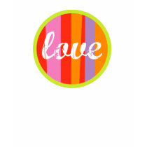 Love Design on fitted t-shirt