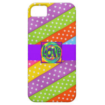 Love Design Pattern Cute Girly Save the Date Dots iPhone 5 Cases
