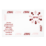 Love Does... Stationary Personalized Stationery