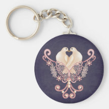 Love Doves Key Chains