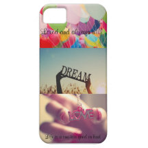 love,dream,life iPhone 5 case