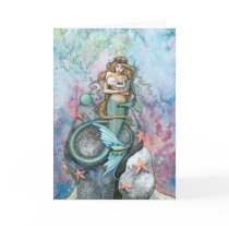 Love Eternal Mermaid and Baby Greeting Card