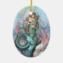 Love Eternal Mermaid Mother and Baby Ornament
