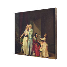 Love Extinguish it, or The Philosopher' Stretched Canvas Print