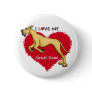 Love Fawn Great Dane Pinback Button
