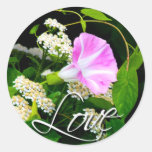 Love Floral Wedding Envelope Seal Sticker stickers