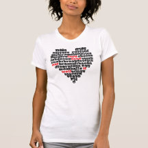 Love food Love heart Tee Shirt