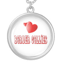 Love for Border Collies Custom Necklace