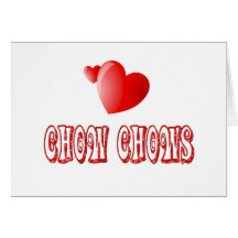 Love for Chow Chows Greeting Card