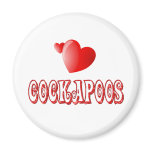 Love for Cockapoos Refrigerator Magnets