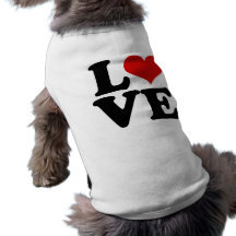 Love For Lovers and Valentines Day Design Dog Tee