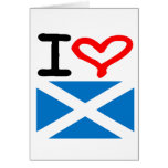 Love For Scotland Greeting Cards