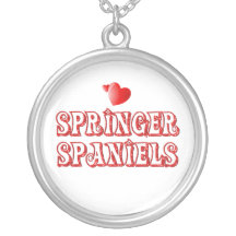 Love for Springer Spaniels Necklaces
