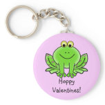 Love Frog Funny Greeting: Hoppy Valentine's Day Key Chains