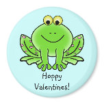 Love Frog Funny Greeting: Hoppy Valentine's Day Fridge Magnets