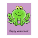 Love Frog Funny Greeting: Hoppy Valentine's Day