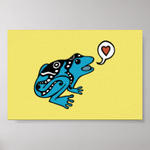 Love Frog Two Print