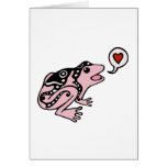 Love Frog Valentine Greeting Card