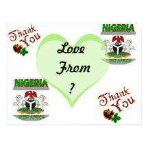 LOVE FROM NIGERIA (Mojisola A Gbadamosi Okubule ) Postcards