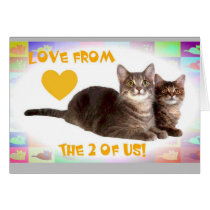 Love from the 2 of Us! Cards