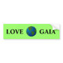Love Gaia Bumper Sticker