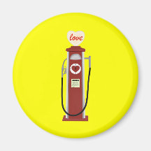 Love Gas Pump Magnet