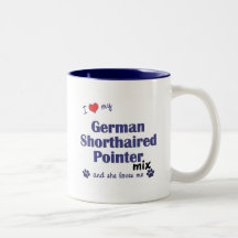 Love German Shorthaired Pointer Mix (Female Dog) Coffee Mug