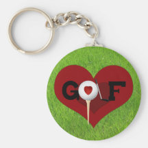 Love Golf Key Chain