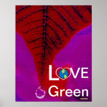Love Green - Atumn Tear Drop Poster-Cust.