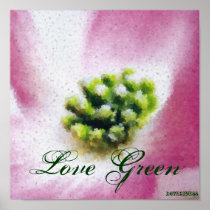 Love Green Poster-Customize
