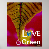 Love Green - Summer Tear Drop Poster-Cust.