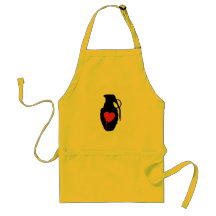 Love Grenade - Love is a Battlefield Aprons
