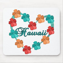 Love Hawaii Mouse Pad