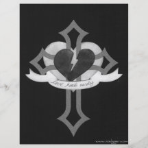 Love Heals Surely - Black & White Flyer