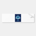 Love Heals Surely - Blue Effect Bumper Sticker