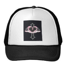 Love Heals Surely, original pink and black colours Hats