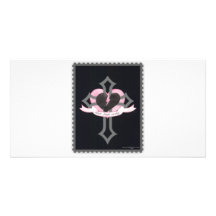 Love Heals Surely - Stamp Effect Picture Card