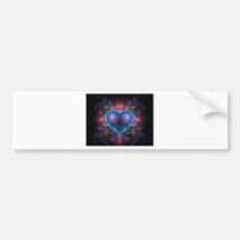 Love Heart Bumper Sticker