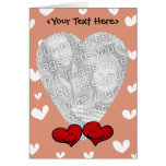 Love heart card template