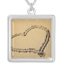Love Heart Drawing Necklace