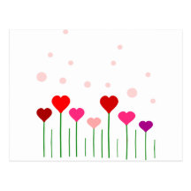 Love Heart Field Post Card
