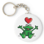 love heart frog schlüsselanhänger