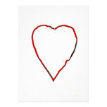 Love Heart Invitation / Announcement