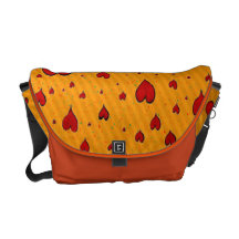 LOVE HEART MESSENGER BAGS