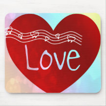 Love Heart Mousepads