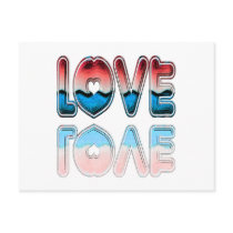 Love Heart Post Cards