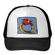 Love Heart Ring Engagement Valentine Marry Hats