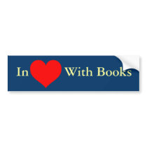 Love_Heart_SVG.svg, In ((())) With Books Bumper Sticker